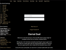 Tablet Screenshot of dev.eternalduel.com