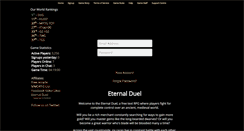 Desktop Screenshot of eternalduel.com